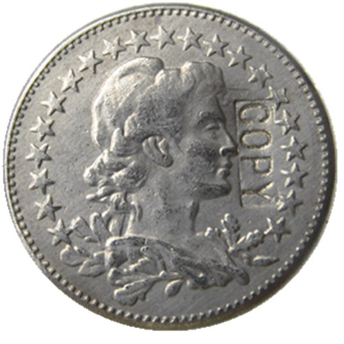 Brazil 1931 50 Ries Nickel Plated Copy Coins