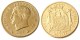 ITALIAN STATES, KINGDOM OF NAPOLEON, Napoleon I, 20 Lire, 1809M Gold Plated Copy Coin