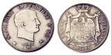 ITALIAN STATES, KINGDOM OF NAPOLEON, Napoleon I, 5 Lire, 1813M Silver Plated Copy Coin