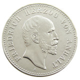 DE(27)Germany 1896 5Mark Silver Plated Copy Coin