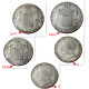 DE(05-(10)GERMAN STATES. Saxe-Altenburg. Joseph. A Set Of(1841 1843 1847)FG 6PCS AR 2 Thaler Silver Plated Copy Coin