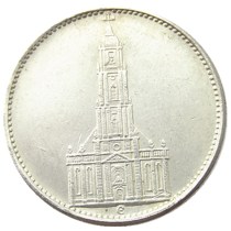 German WW2 Nazi 5 Mark 1935E Commemorative Coin Copy