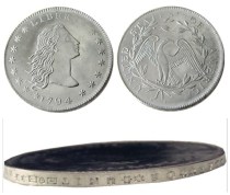 90% Silver US 1794 Flowing Hair Dollar Copy Coin
