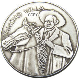 MX(01)Mexico Pancho Villa-2-oz-silver Plated rarely Copy Coin