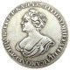 Russian antique coins Catherine 1726 Silver Plated Copy Coin#03