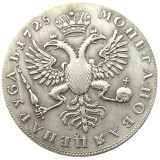 Russian antique coins Catherine 1725 Silver Plated Copy Coin#03