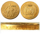Russian 1 Chervonetz 1982 CCCP USSR Lettered Edge 10 Roubles Gold Plated Copy Coins