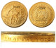 Russian 1 Chervonetz 1978 CCCP USSR Lettered Edge 10 Roubles Gold Plated Copy Coins