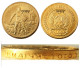 Russian 1 Chervonetz 1981 CCCP USSR Lettered Edge 10 Roubles Gold Plated Copy Coins