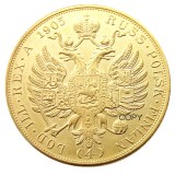 1905 Russian Gold Plated Copy Coins
