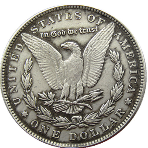 100pcs/lot HB(150)Pendant US Hobo Morgan Dollar skull Silver Plated Copy Coin