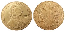 Austria 1909 Habsburg 4 Ducats - Franz Joseph I Diameter 40MM.22g Real Gold-Plated Coins COPY Austria 1909 Habsburg 4 Ducats - Franz Joseph I Diameter 40MM.22g Real Gold-Plated Coins COPY