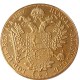 Austria 1887 Habsburg 4 Ducats - Franz Joseph I Diameter 40MM.22g Real Gold-Plated Coins COPY