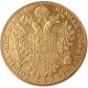 Austria 1885 Habsburg 4 Ducats - Franz Joseph I Diameter 40MM.22g Real Gold-Plated Coins COPY