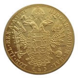 Austria 1891 Habsburg 4 Ducats - Franz Joseph I Diameter 40MM.22g Real Gold-Plated Coins COPY