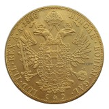 Austria 1896 Habsburg 4 Ducats - Franz Joseph I Diameter 40MM.22g Real Gold-Plated Coins COPY