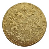 Austria 1901 Habsburg 4 Ducats - Franz Joseph I Diameter 40MM.22g Real Gold-Plated Coins COPY