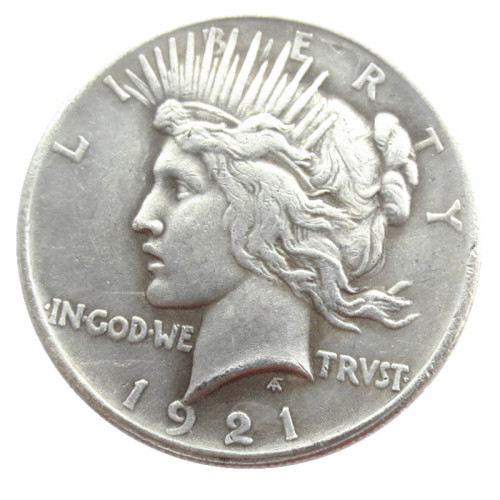 90% Silver US 1921 Peace Dollar Copy Coin