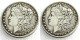 US 1879/1879 Morgan Dollar Two Faces Silver Plated Copy Coin