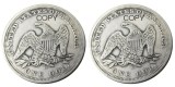 US Coins Two Faces Eagle -O-O Liberty Dollar Silver Plated Copy Coins
