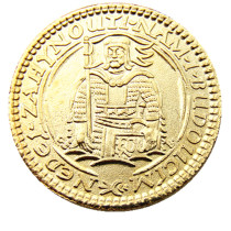 1933 Ducat Czechoslovakia scare Gold Plated Copy Coin 1933 Ducat Czechoslovakia scare Gold Plated Copy Coin