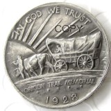 US 1928 Oregon Half Dollar Commemorative Silver Plated Copy Coin