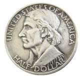 US 1934-1936 Danial Half Dollar Commemorative Silver Plated Copy Coin