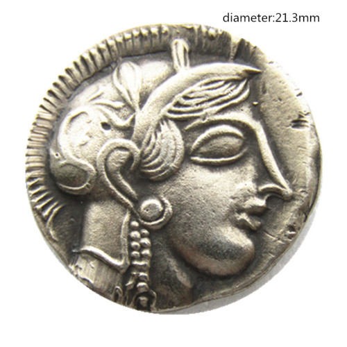 G(55)Ancient Greek Silver Plated Copy Coin
