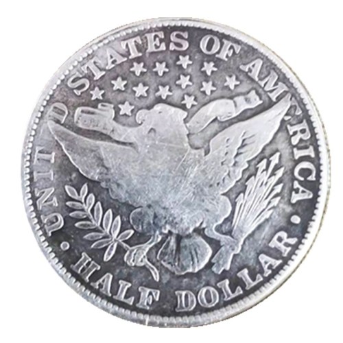 (#02)90% Silver US 1892 Barber Half Dollar Copy Coin