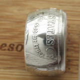 90% Silver US Morgan Dollar Coin Ring