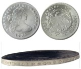 90% Silver US 1795 Liberty Dollar Silver Plated Copy Coin