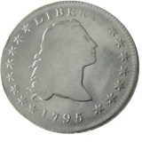 90% Silver US 1795 Flowing Hair Dollar Copy Coin