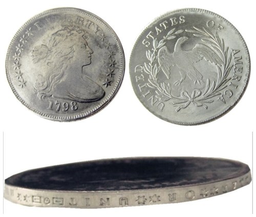 90% Silver US 1798 Liberty Dollar Copy Coin