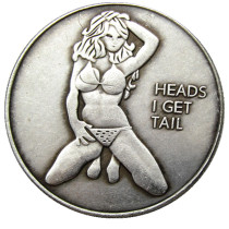 HB(167)HOBO US Morgan Silver Plated Dollar skull zombie skeleton Copy Coin HB(167)HOBO US Morgan Silver Plated Dollar skull zombie skeleton Copy Coin