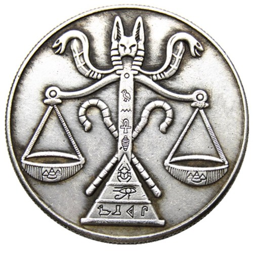 HB(169)HOBO US Morgan Silver Plated Dollar skull zombie skeleton Copy Coin