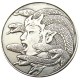 HB(177)HOBO US Morgan Silver Plated Dollar skull zombie skeleton Copy Coin