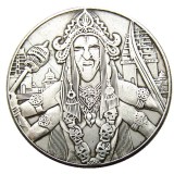 HB(182)HOBO US Morgan Silver Plated Dollar skull zombie skeleton Copy Coin