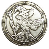 HB(183)HOBO US Morgan Silver Plated Dollar skull zombie skeleton Copy Coin