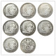 German WW2 Nazi SWASTIKA 1936-1939ABDEFGJ 28PCS 2Mark Silver Plated Coin Copy