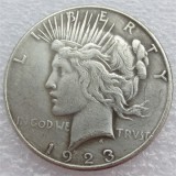 90% Silver US 1923 Peace Dollar Copy Coin