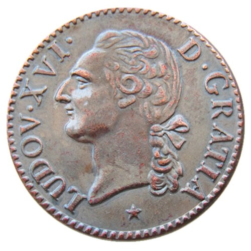 France 1788W 100% Copper Copy Coins