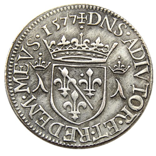 France 1577 Silver Plated Copy Coins