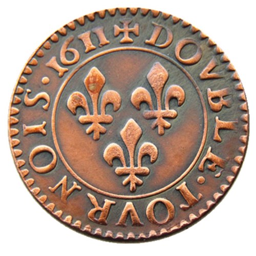 France 1611 100% Copper Copy Coins