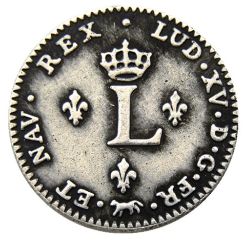 France 1739 Silver Plated Copy Coins