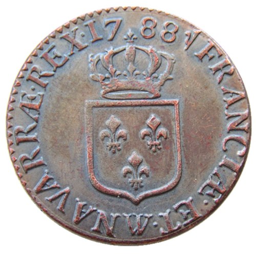 France 1788W 100% Copper Copy Coins