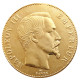 France 1858A 100 Francs Napoleon III Gold Plated Copy Decorate Coin