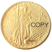 US 1931 SAINT GAUDENS $20 GOLD DOLLAR Gold Plated Coin Copy US 1931 SAINT GAUDENS $20 GOLD DOLLAR Gold Plated Coin Copy