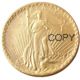 US 1921 SAINT GAUDENS $20 GOLD DOLLAR Gold Plated Coin Copy