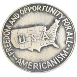US 1951PDS Washington-Carver Half Dollar Silver Plated Copy Coin