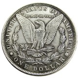 Hobo Morgan Dollar 1895P/S/O Skull Zombie Skeleton Different Types , Back Silver Plated Copy Coins